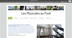 Desktop Screenshot of musicalesaufival.fr