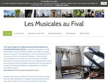 Tablet Screenshot of musicalesaufival.fr